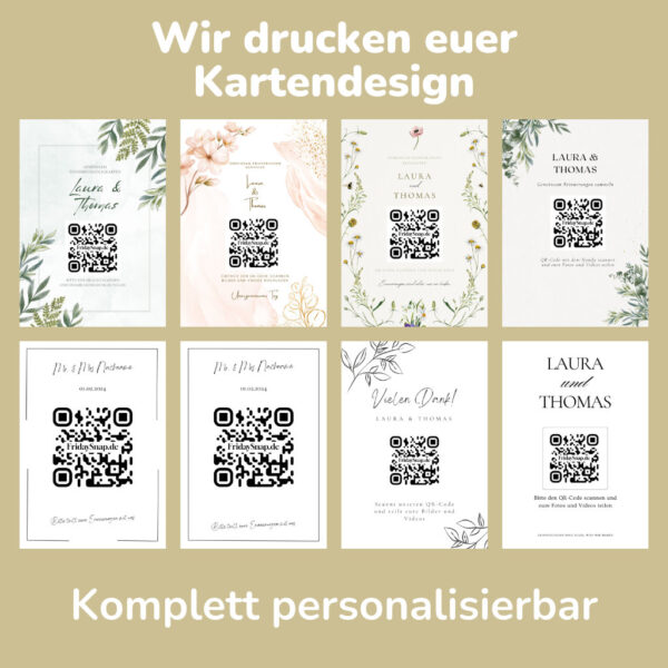 Dein QR-Code Karten-Design Drucken – weedysnap.de